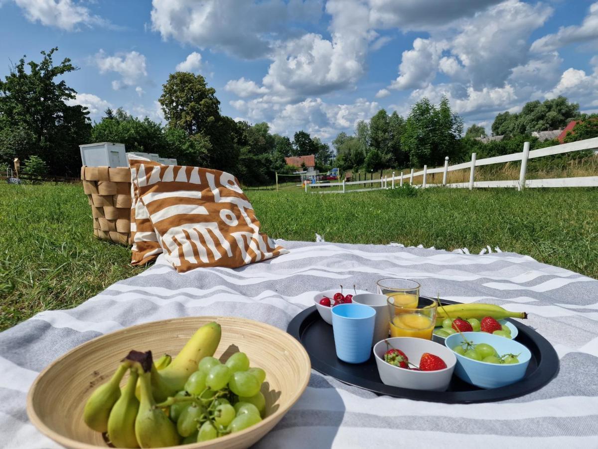 Hotel Glamping nad Jeziorem Nowe Guty Esterno foto