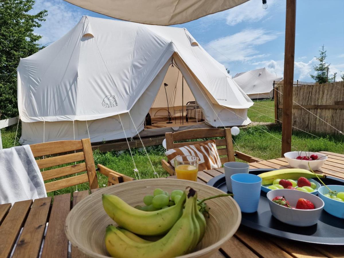 Hotel Glamping nad Jeziorem Nowe Guty Esterno foto